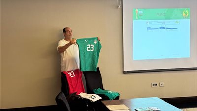 منتخب مصر بالأحمر وموريتانيا بالأخضر في مباراة الغد