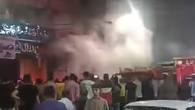 السيطرة على حريق داخل محل أحذية بالقرب من نفق شبرا بدمنهور
