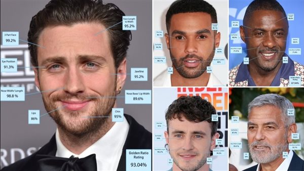 10 رجال الاكثر وسامة