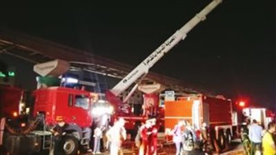 امتداد حريق مول شارع التسعين لكافيه الفنانة راندا البحيري |بث مباشر 