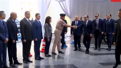 كامل الوزير يستقبل الرئيس السيسي لافتتاح محطة قطارات بشتيل الجديدة | صور