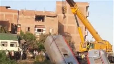 بعد 12 ساعة بحث.. قوات الإنقاذ النهري تعثر على الجثة الثالثة بحادث قطاري المنيا 