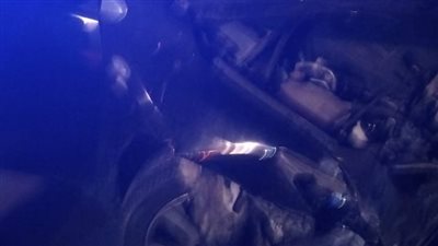 العربية اتقلبت بيهم.. إصابة 4 أشخاص من أسرة واحدة في حادث بالإسماعيلية