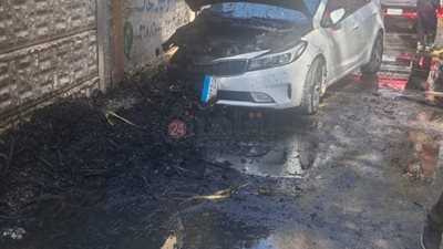 السيطرة على حريق اندلع بأشجار وسيارة بحي العبودي بالفيوم