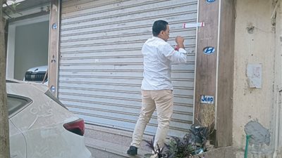 غلق وتشميع معرض سيارات السلام في مدينة نصر | صور