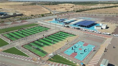 محافظ الوادي الجديد يتفقد منشآت وملاعب أول مدينة الرياضية| صور