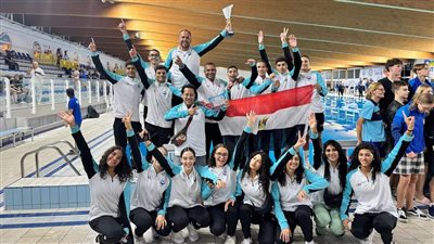 فريق منطقة الإسماعيلية للغوص والإنقاذ يتوج بذهبية بطولة العالم في إيطاليا