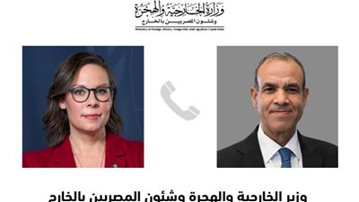 وزير الخارجية يبحث مع نظيرته السويدية تطورات الأوضاع بالمنطقة.. ويؤكد: لن نتهاون في أمننا المائي