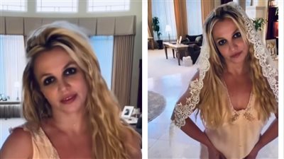 معلنة الزواج من نفسها.. بريتني سبيرز تثير الجدل بعد ظهورها بفستان زفاف
