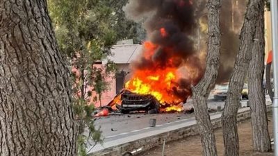 الاغتيال الرابع خلال شهر.. قصف إسرائيلي بصاروخ موجه يستهدف سيارة في دمشق