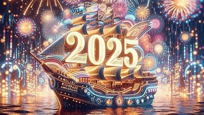 صور ورسائل| أجمل تهاني رأس السنة 2025 بأشكال رائعة