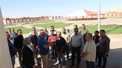 محافظ الوادي الجديد يتفقّد أعمال التشطيبات بأندية الرماية والصيد والهجن والفروسية