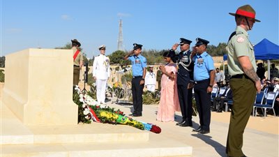 القوات المسلحة تشارك دول الكومنولث إحياء الذكرى الـ 82 لمعركة العلمين