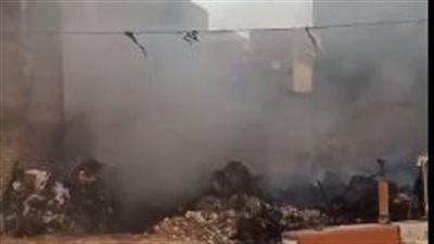 السيطرة على حريق اندلع بمخزن غرب الإسكندرية |بث مباشر 