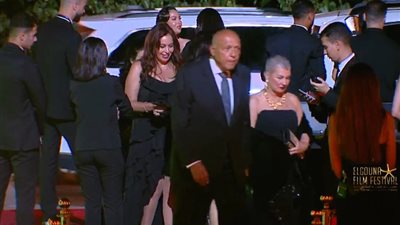 في أحدث ظهور له.. سامح شكري وزير الخارجية السابق على ريد كاربت مهرجان الجونة