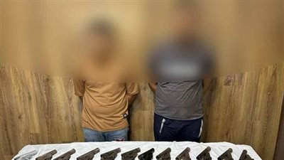 حبس عاطلين بتهمة الإتجار في الأسلحة النارية ببني سويف