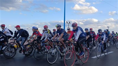 البيئة تنظم مارثون للدراجات بالإسكندرية للتوعية بالمخلفات البلاستيكية | صور 