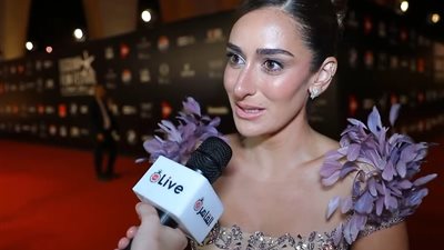 أمينة خليل تدعم فلسطين من مهرجان الجونة: بنستغل الإعلام علشان نوصل رسالتنا لإخواتنا في غزة ولبنان