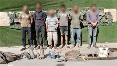 القبض على 6 متهمين بالتنقيب عن الآثار داخل عقار ببولاق