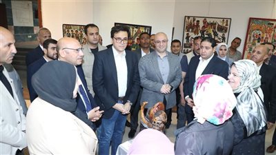 محافظ بني سويف ووزير الثقافة في جولة تفقدية لقصر الثقافة ضمن برنامج زيارته للمحافظة