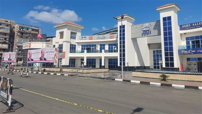 السيطرة على حريق سوق بازار بورسعيد الجديد