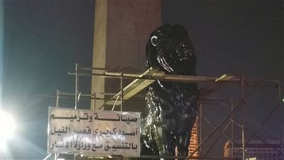 مصدر من محافظة القاهرة يكشف حقيقة تشويه تماثيل أسود قصر النيل بعد انتقادات المختصين