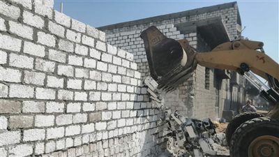 إزالة 113 حالة تعدٍ على الأراضي الزراعية وأملاك الدولة بالمنيا
