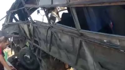 39 مصابا.. الصور الأولى لحادث انقلاب أتوبيس نقل عام بالطريق الدولي بالإسكندرية