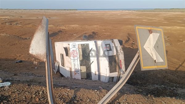 انقلاب سيارة نقل