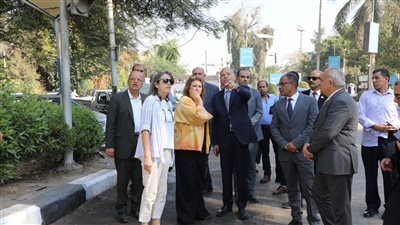 محافظ القاهرة يوجه بتكثيف أعمال التشجير بالشوارع والميادين