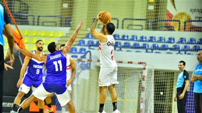 لقطات من مباراة سلة الزمالك والطيران في الدوري الممتاز