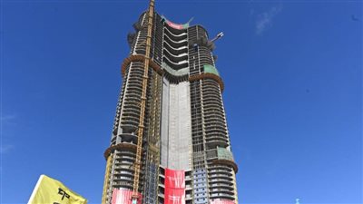 تفاصيل الملحمة الهندسية لتنفيذ الهيكل الخرساني لأطول برج على ساحل البحر المتوسط