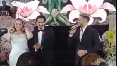 حماقي يشعل حفل زفاف ابنة المنتج ممدوح شاهين |بث مباشر 