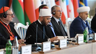 وزير الأوقاف يطالب قادة الأديان في العالم بالضغط لوقف العدوان على فلسطين ولبنان