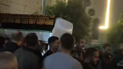 المئات من أهالي المحلة يشيعون جثمان بسام صلاح بطل كمال الأجسام المتوفى في حادث انقلاب سيارة| بث مباشر 