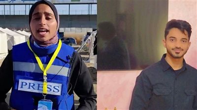 استشهاد الصحفيين الشقيقين أحمد وزهراء أبو سخيل ووالدهما بقصف العدو في غزة