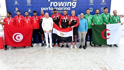 مصر تحصد لقب البطولة الإفريقية للتجديف بمنافسات الكلاسيك بـ22 ميدالية