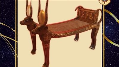 متحف ركن فاروق يعرض نموذجا من الأثاث الجنائزي للملك توت عنخ آمون
