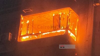 بعد مصرع توأم.. جهات التحقيق تعاين آثار حريق شقة بشارع الهرم