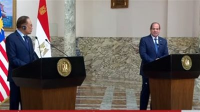 السيسي: لا حلول لإنهاء الأزمات في المنطقة إلا بحل الدولتين