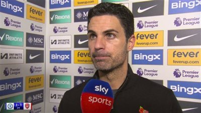 أرتيتا: خيبة أمل كبيرة بسبب التعادل مع تشيلسي.. والخسائر المتكررة ليست من عاداتنا