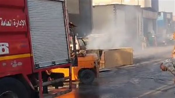 جانب من الحريق 