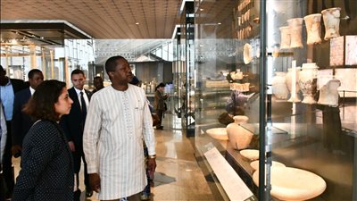 المتحف المصري الكبير يستقبل وزير الخارجية ببوركينافاسو وعمدة طوكيو باليابان | صور 