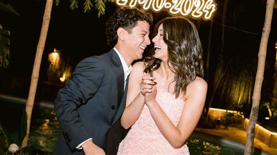 خطوبة أحمد داش على فتاة من خارج الوسط الفني