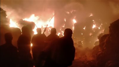 جهات التحقيق تطالب بسرعة التحريات حول حريق مصنع قطن بأسيوط