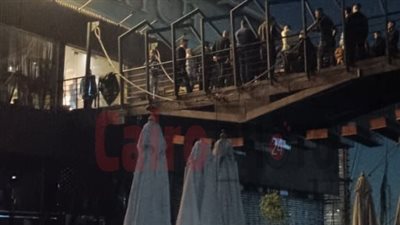 الصور الأولى لـ حريق مركب حفلات بلونايل بالمعادي 