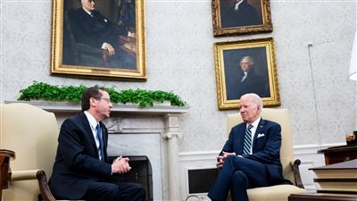 الرئيس الإسرائيلي لـ بايدن: أنت بالتأكيد صهيوني وأشكرك لأنك كنت صديقا مميزا لنا