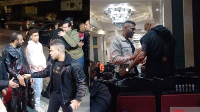 حسن أبو الروس وعمر كمال أول الحضور في عزاء ابنة الشاعر مصطفى حدوتة 