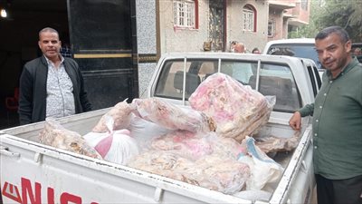 ضبط لحوم فاسدة ومصنعاتها غير صالحة للاستهلاك في الجيزة | صور 