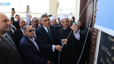 محافظ الجيزة يفتتح مسجد التقوى بمدينة 6 أكتوبر
